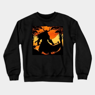 Badass Vikings art Crewneck Sweatshirt